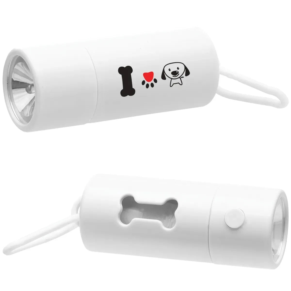 Light Up Waste Bag Dispenser — 4 7/8" x 1 5/8"