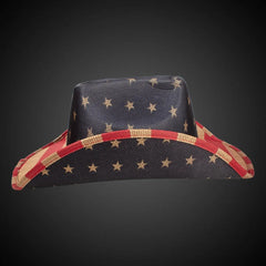 Vintage Patriotic Cowboy Hat