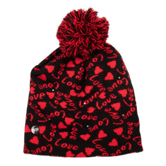Light-Up Heart Knit Hat