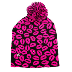 Light-Up Lips Knit Hat