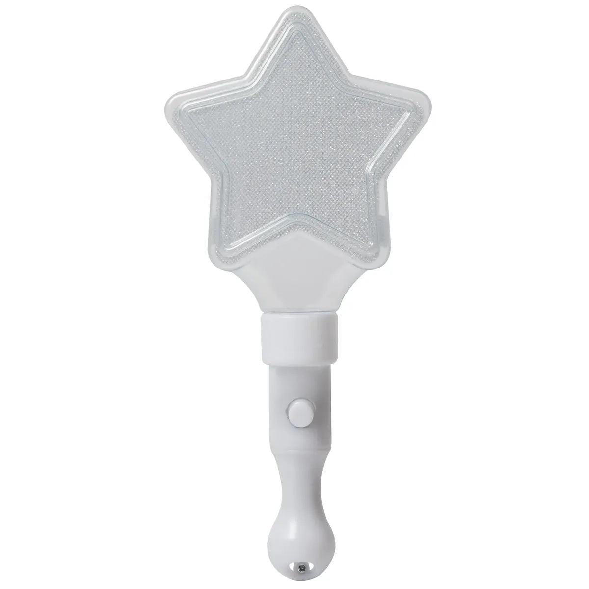 Light-Up White Star Wand 9"
