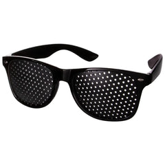 Black Imprinted-Lens Glasses