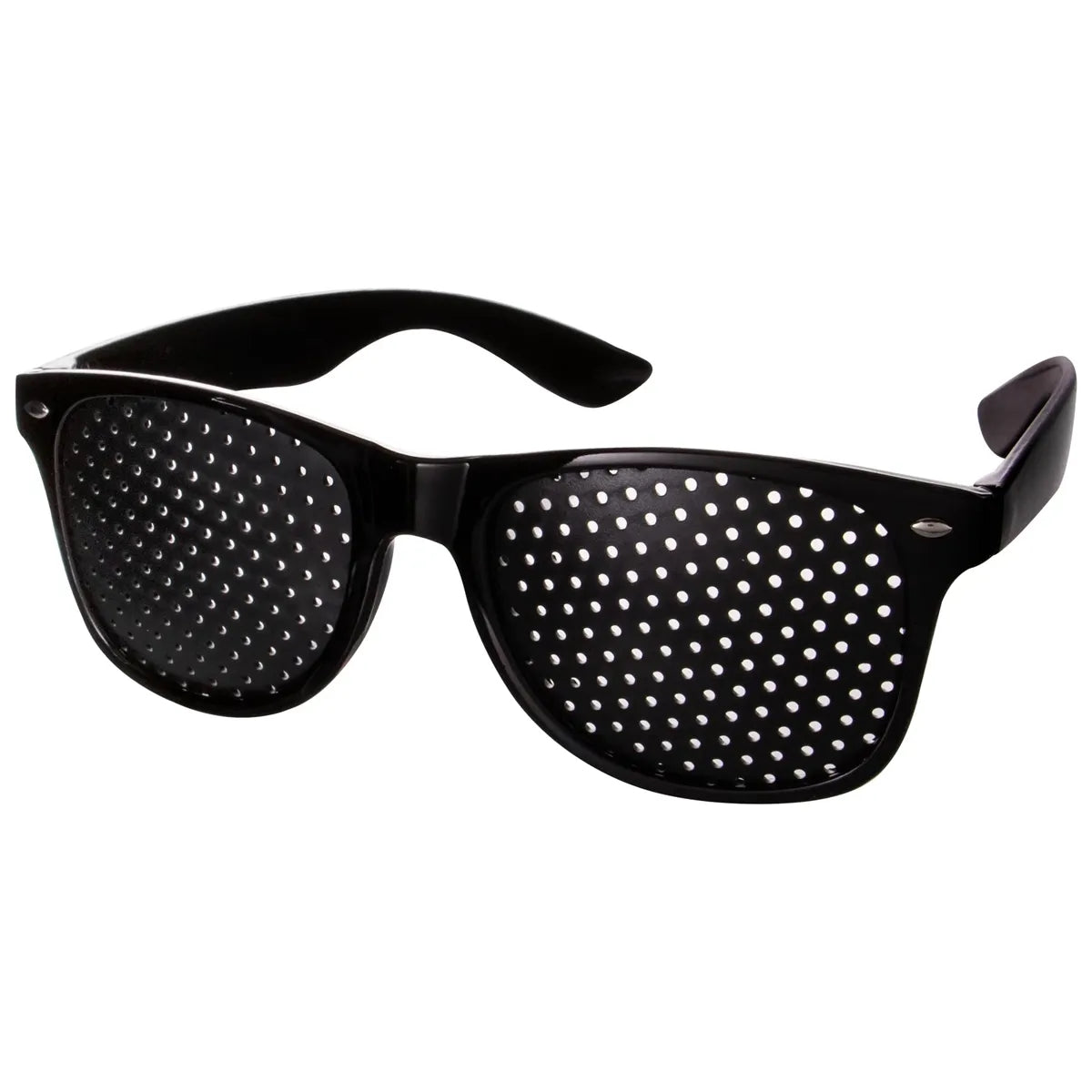 Black Imprinted-Lens Glasses