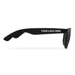 Black Imprinted-Lens Glasses