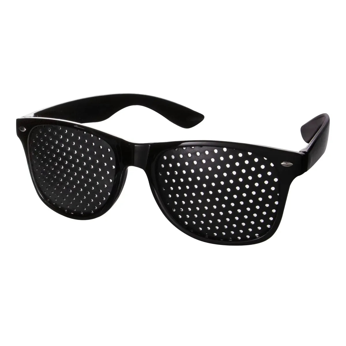 Black Imprinted-Lens Glasses