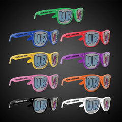 Classic Retro Sunglasses — Full-Color Lenses
