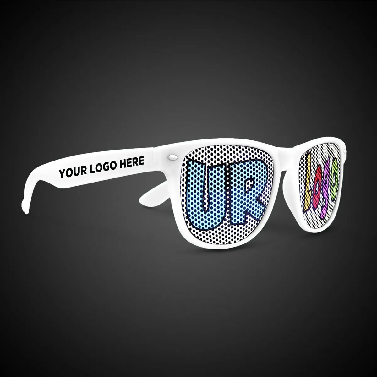 Classic Retro Sunglasses — Full-Color Lenses