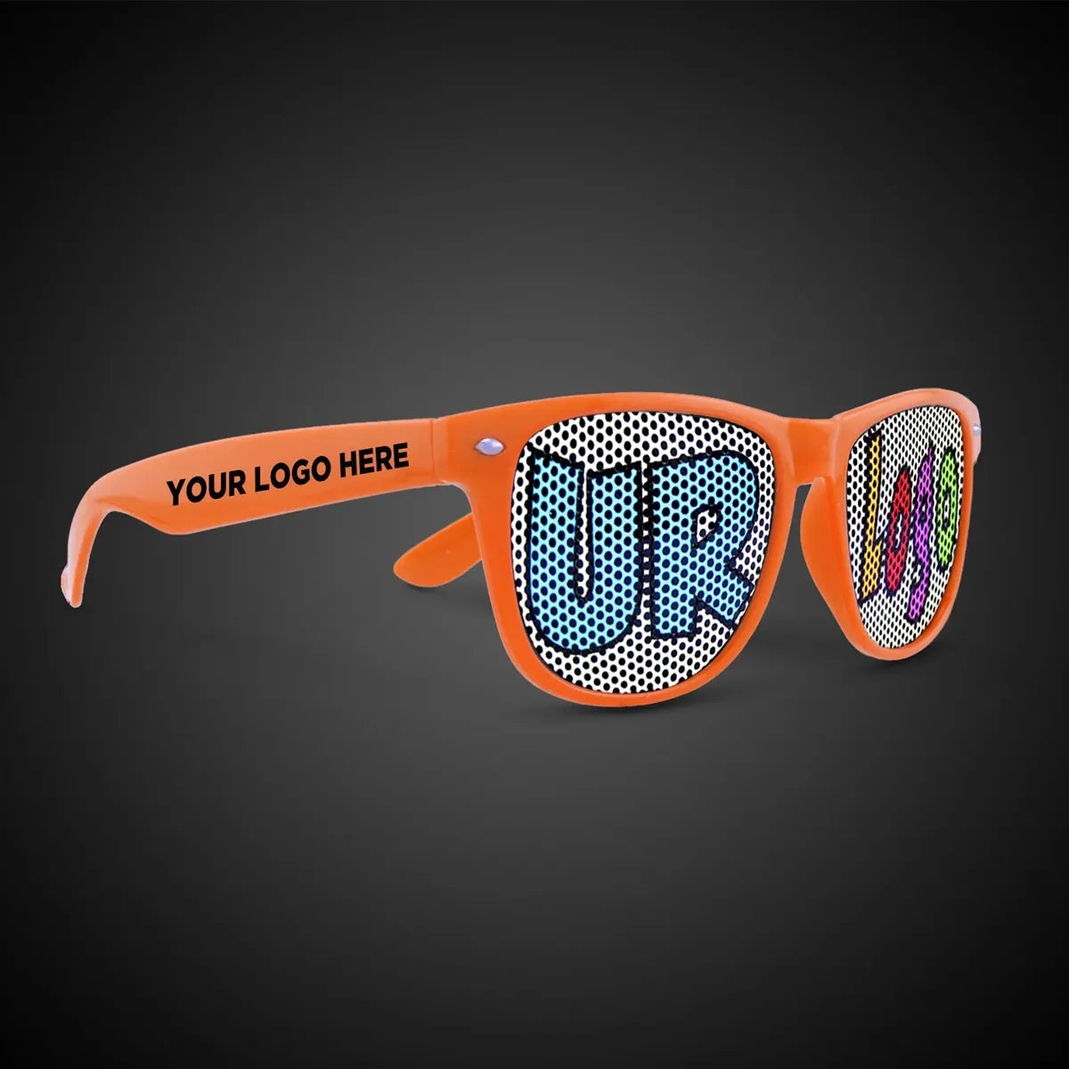 Classic Retro Sunglasses — Full-Color Lenses