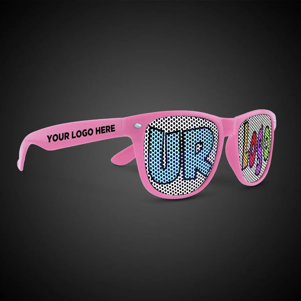 Classic Retro Sunglasses — Full-Color Lenses