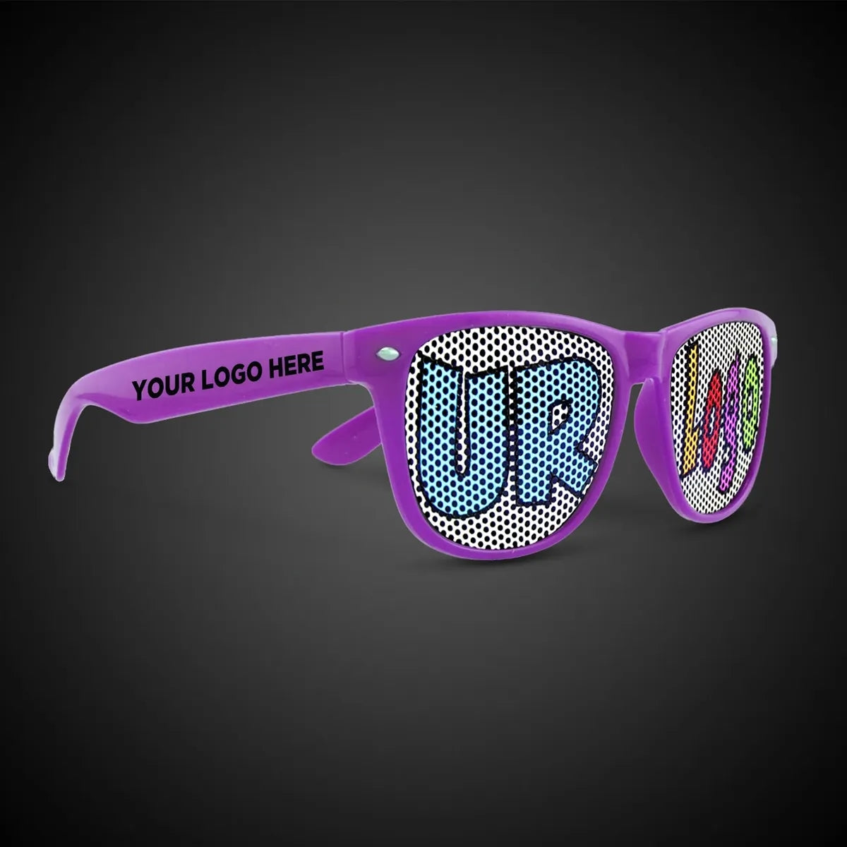 Classic Retro Sunglasses — Full-Color Lenses