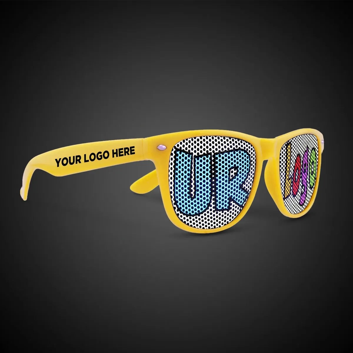 Classic Retro Sunglasses — Full-Color Lenses