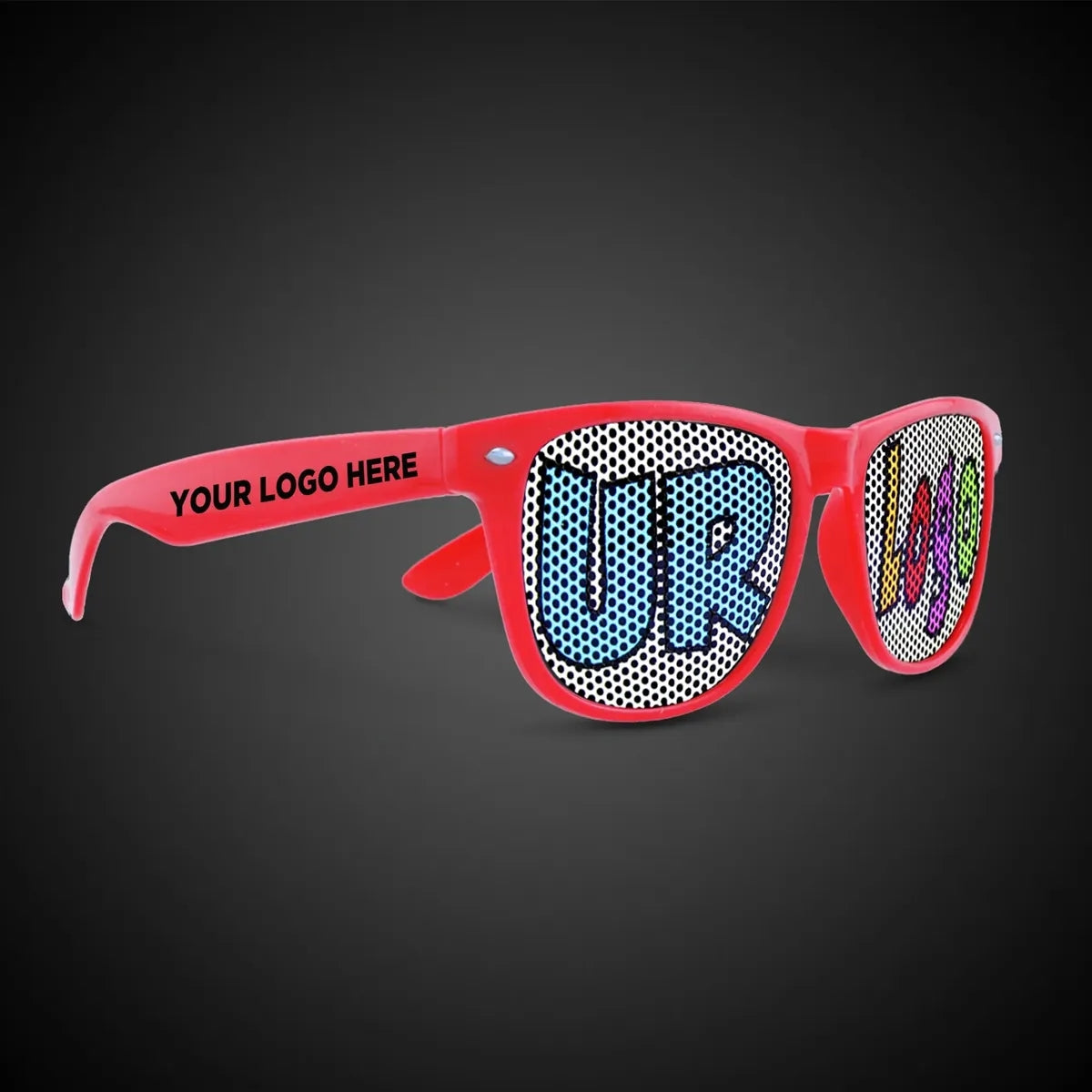 Classic Retro Sunglasses — Full-Color Lenses