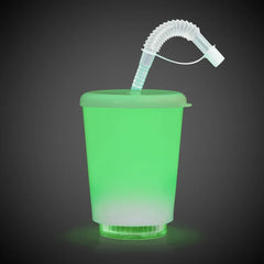 Light-Up Cup with Lid & Straw 12 oz