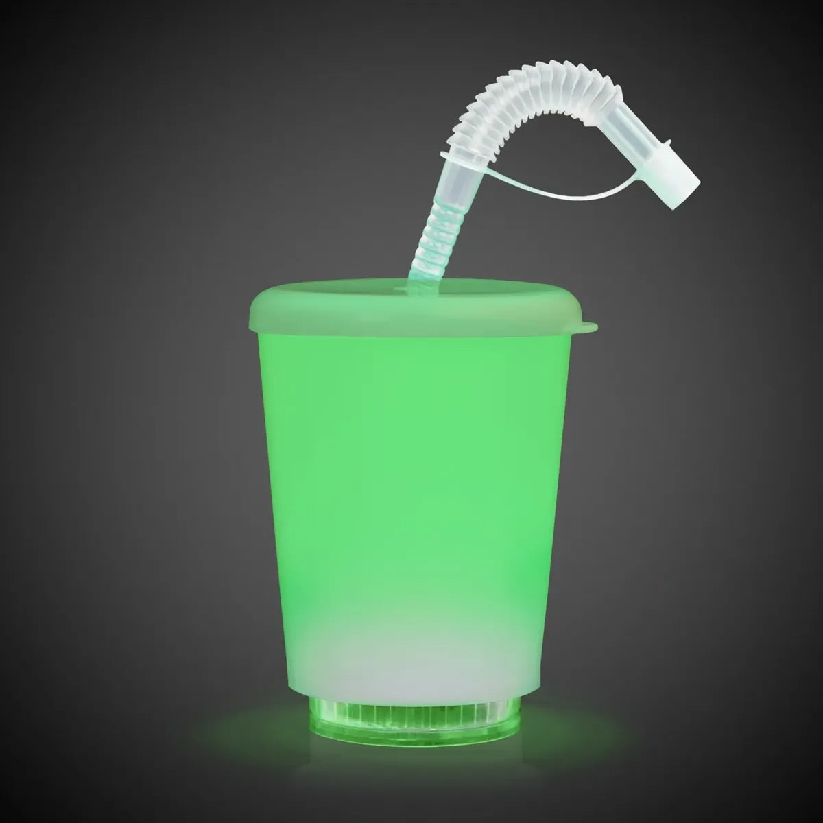 Light-Up Cup with Lid & Straw 12 oz