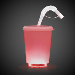 Light-Up Cup with Lid & Straw 12 oz