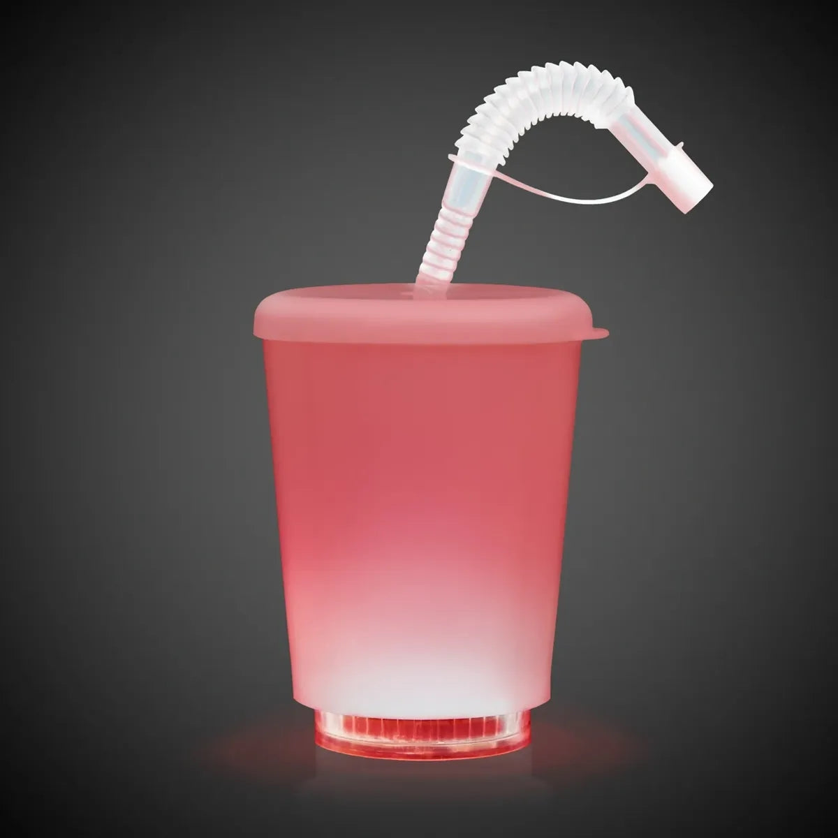 Light-Up Cup with Lid & Straw 12 oz