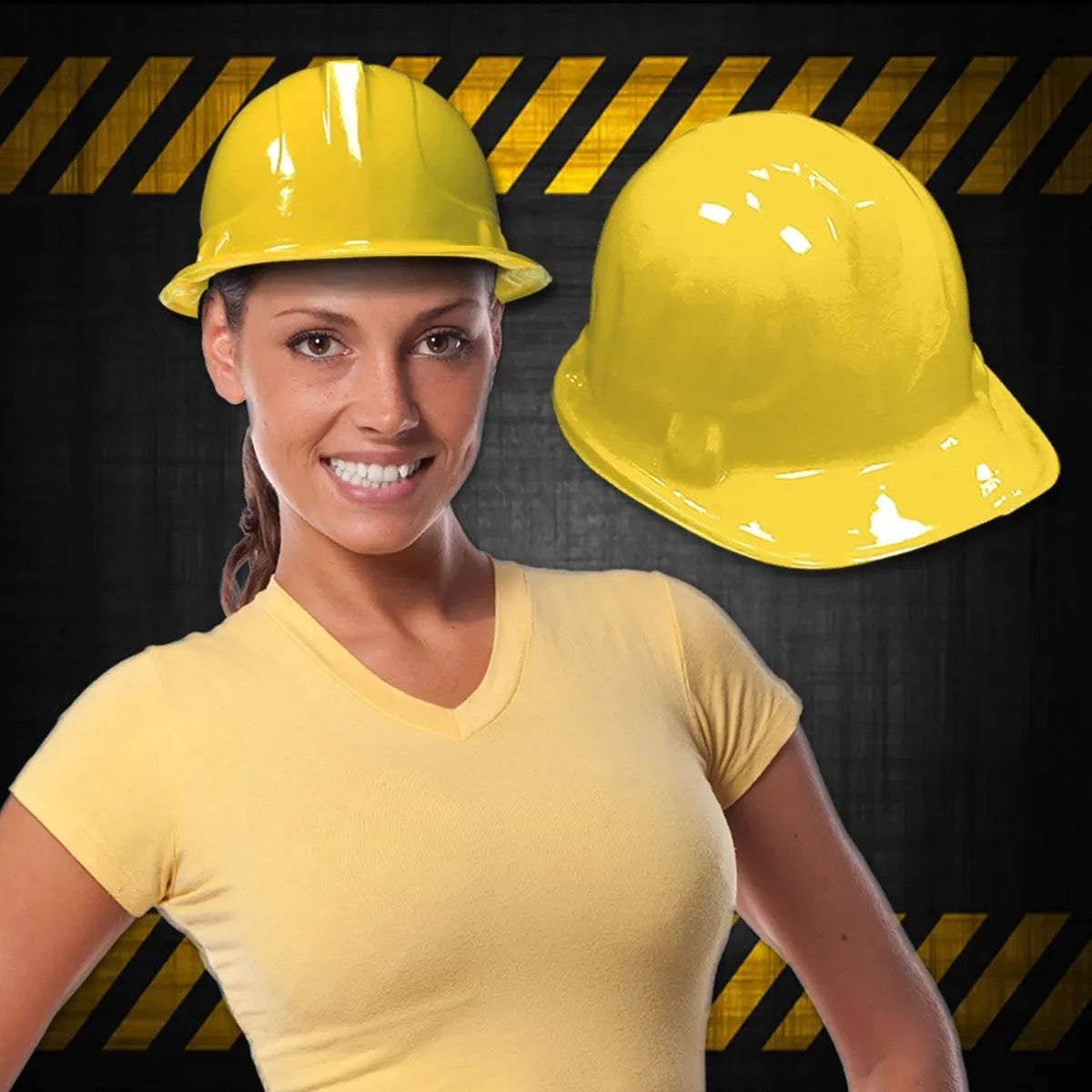 Plastic Novelty Construction Hat — Colors