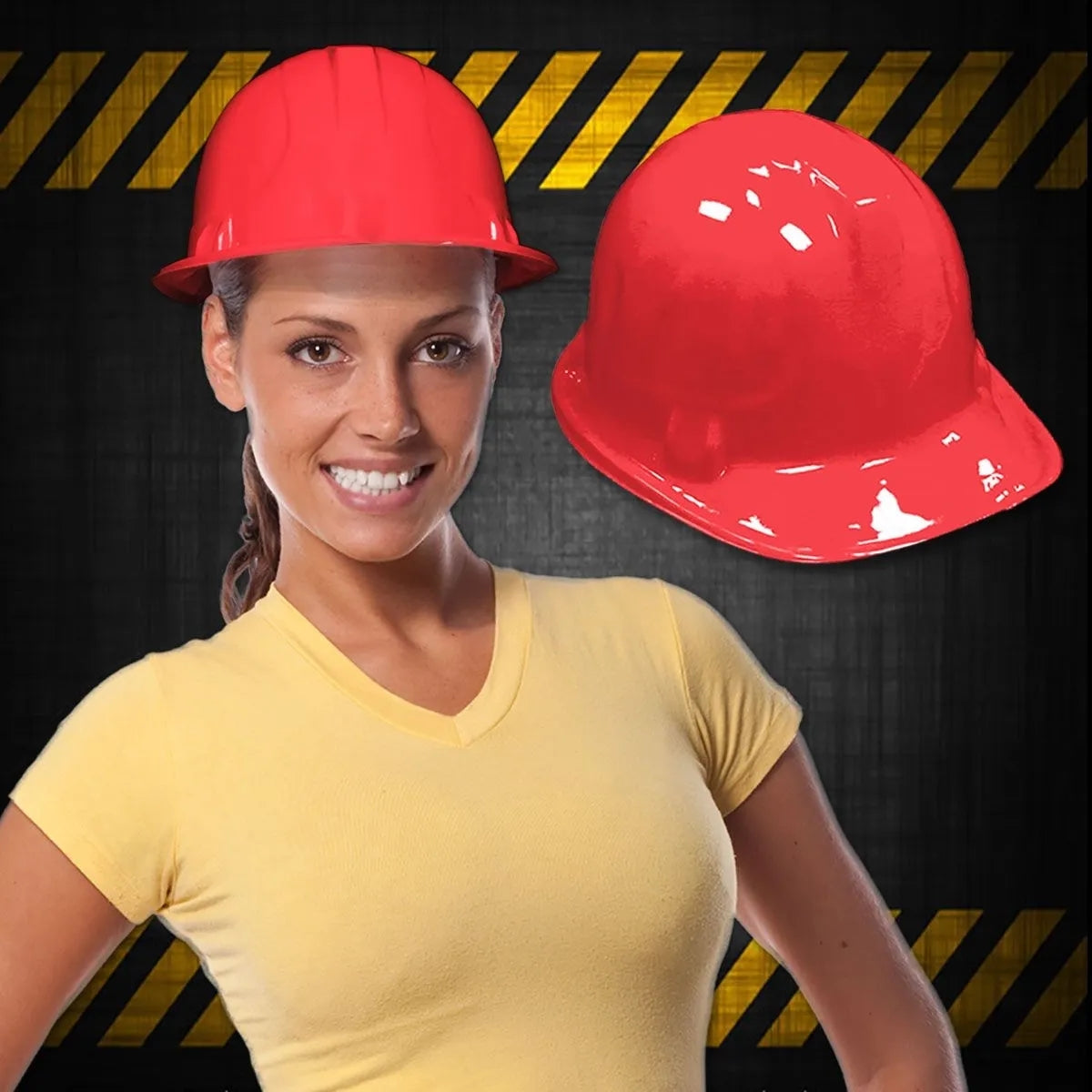 Plastic Novelty Construction Hat — Colors