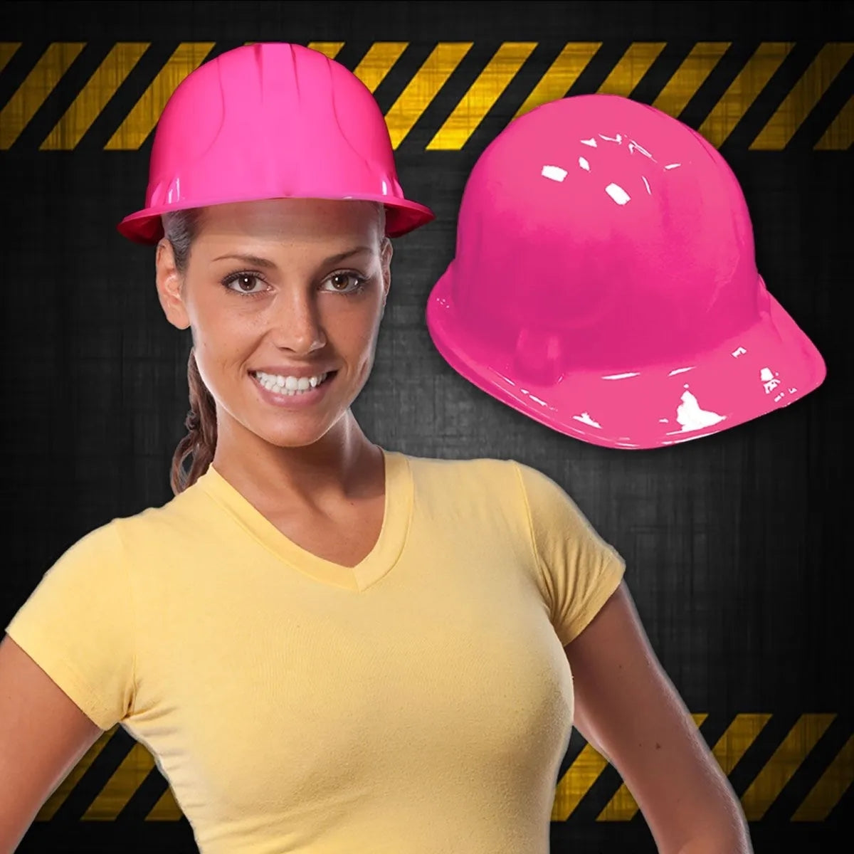 Plastic Novelty Construction Hat — Colors