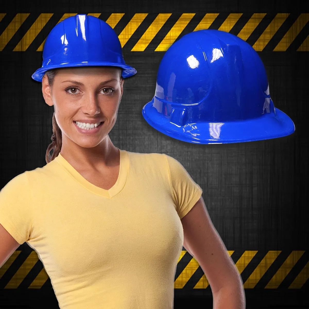 Plastic Novelty Construction Hat — Colors