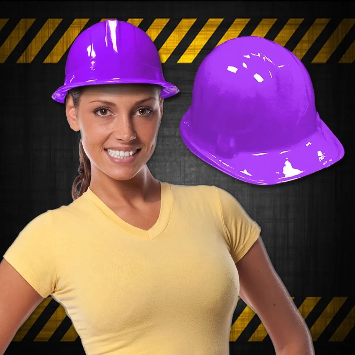 Plastic Novelty Construction Hat — Colors