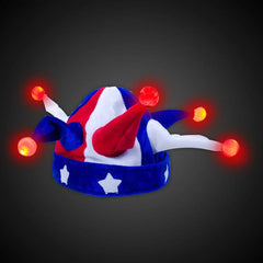 Light-Up USA Jester Hat