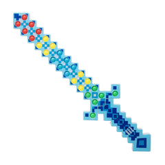Light-Up Blue Pixel Pop Sword