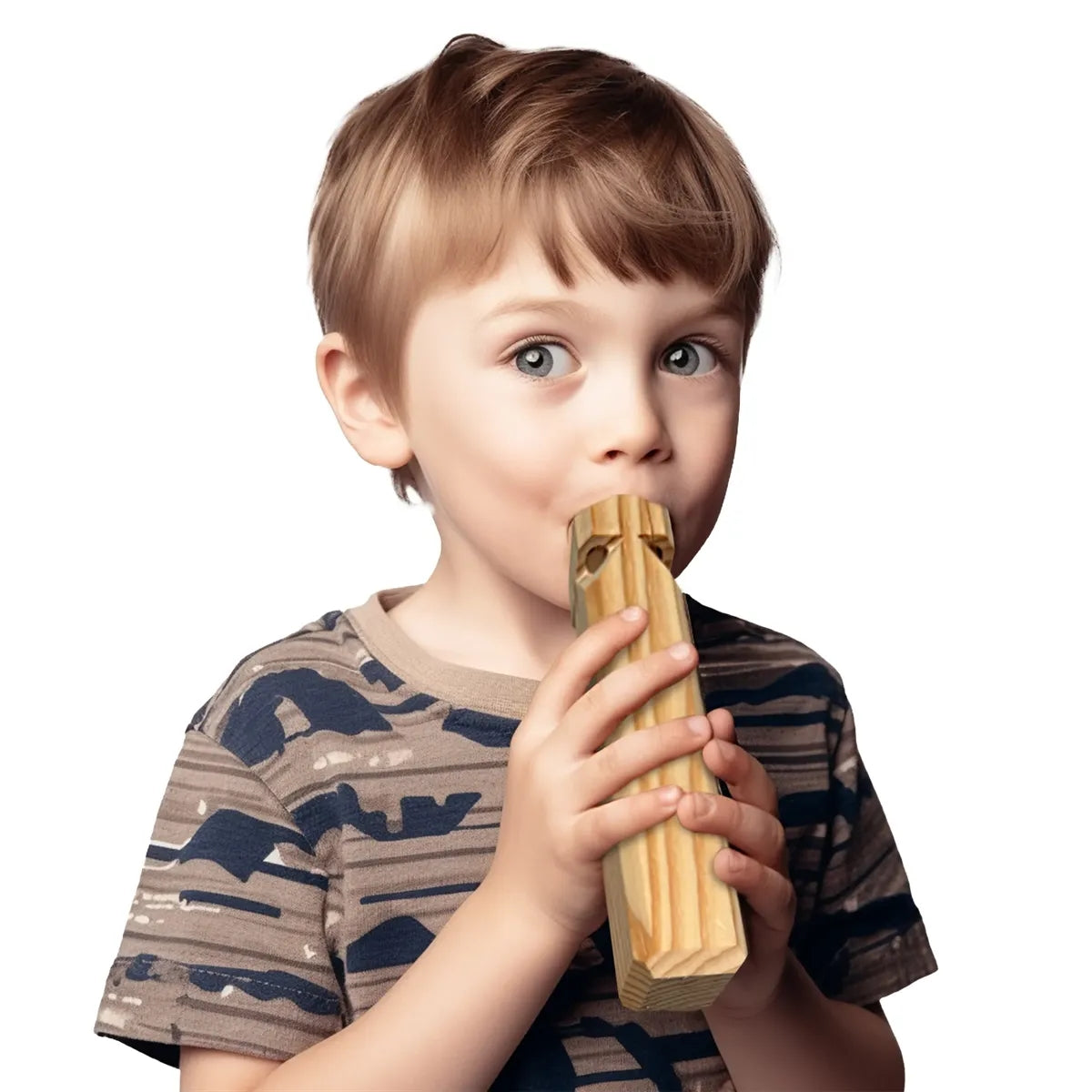 Wooden Train Whistle 7.5"