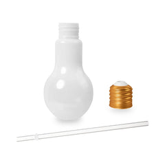 Light-Up Light Bulb Cup with Straw 16 oz