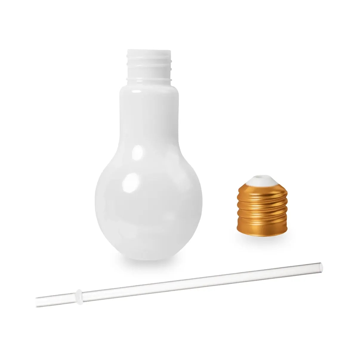 Light-Up Light Bulb Cup with Straw 16 oz