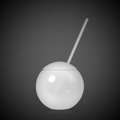 Light-Up Multi-Color Ball Tumbler with Straw 20 oz