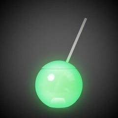 Light-Up Multi-Color Ball Tumbler with Straw 20 oz