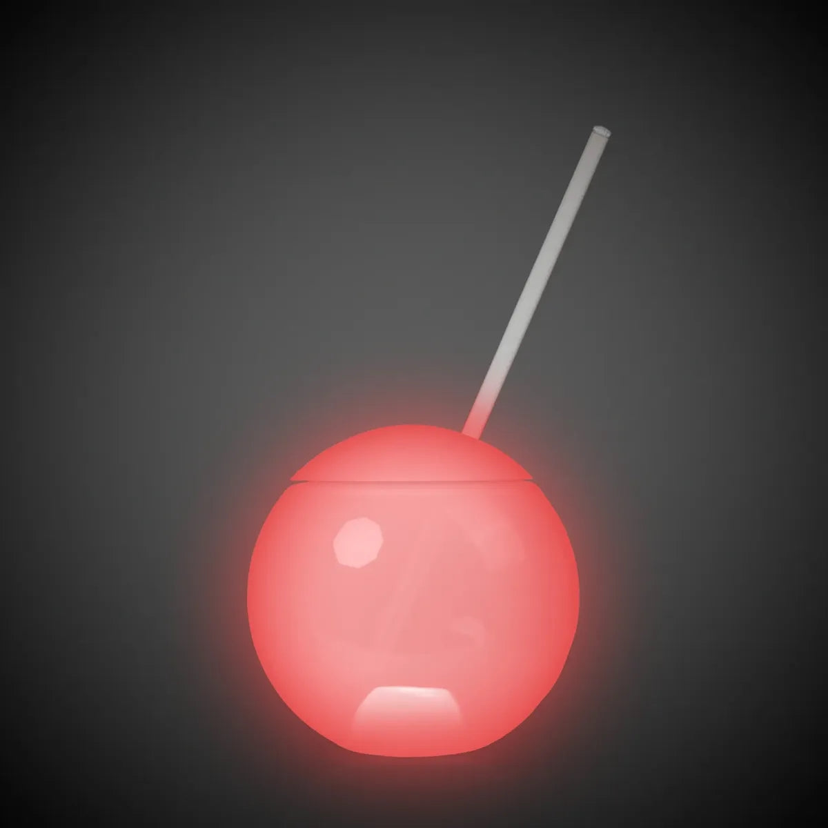 Light-Up Multi-Color Ball Tumbler with Straw 20 oz