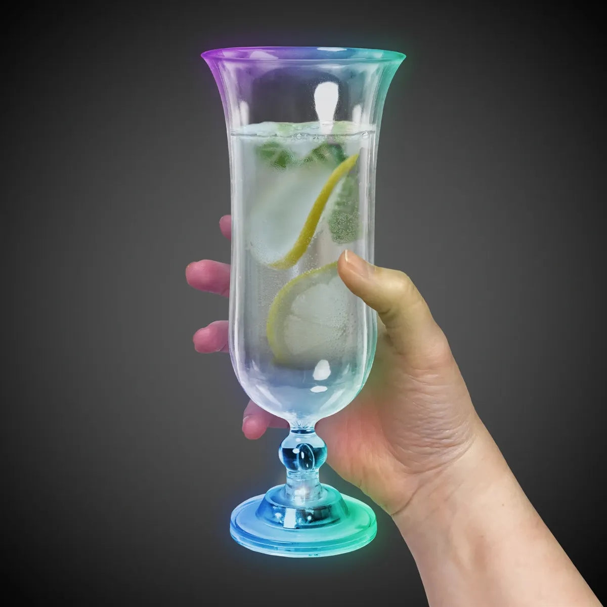Light-Up Hurricane Glass