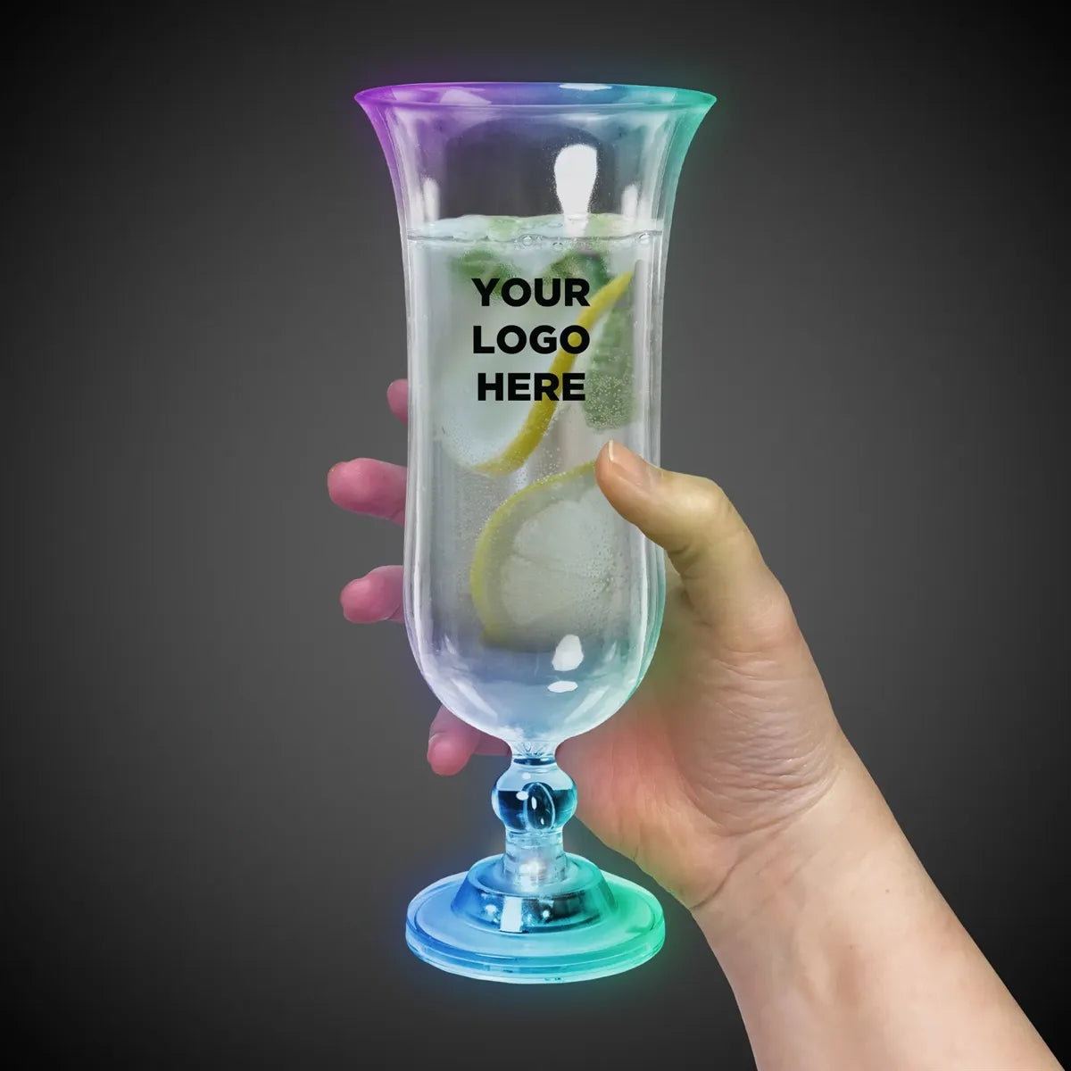 Light-Up Hurricane Glass
