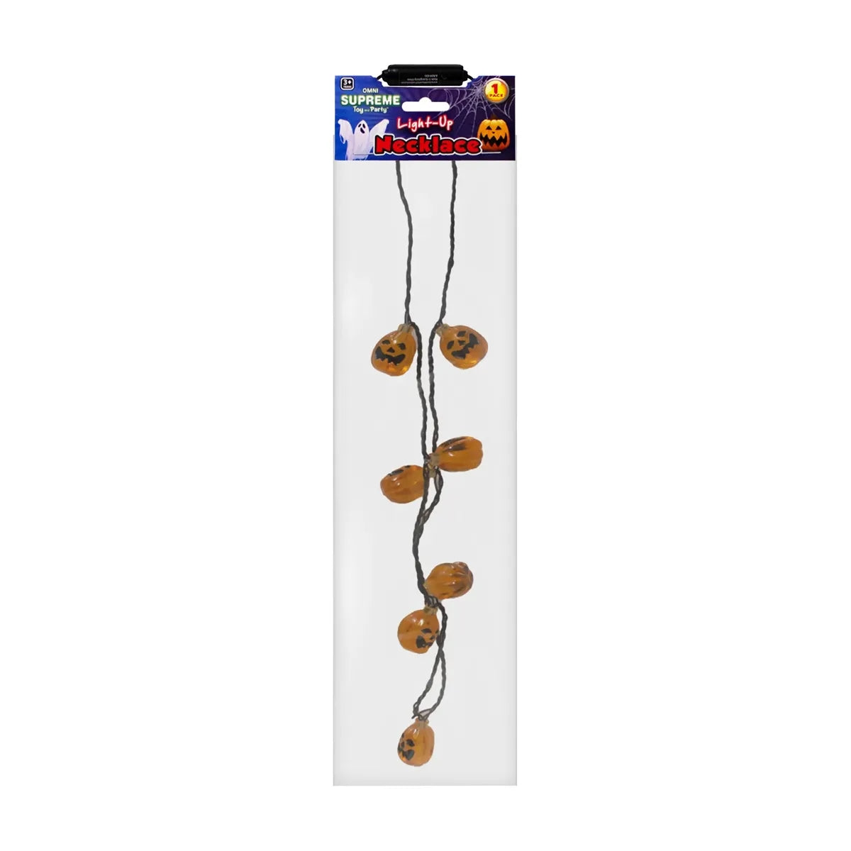Light-Up Pumpkin Necklace