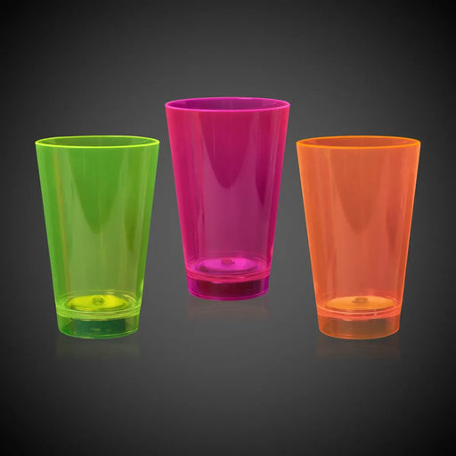 Light-Up Neon Tumbler 12 oz — Pink