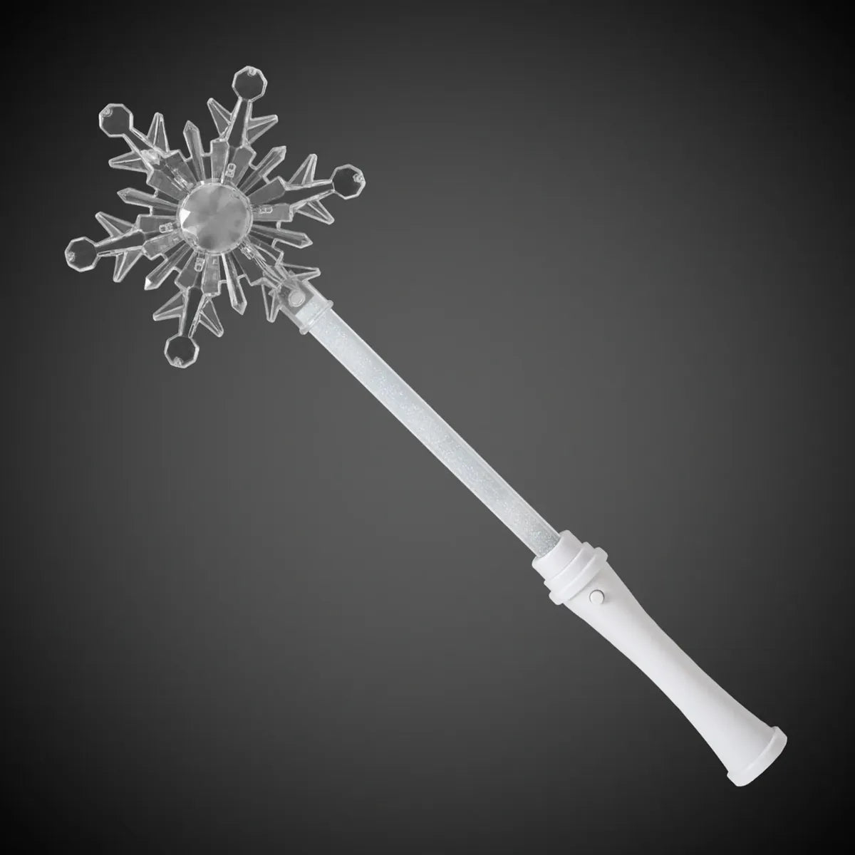 Light-Up Multi-Color Snowflake Wand 15"