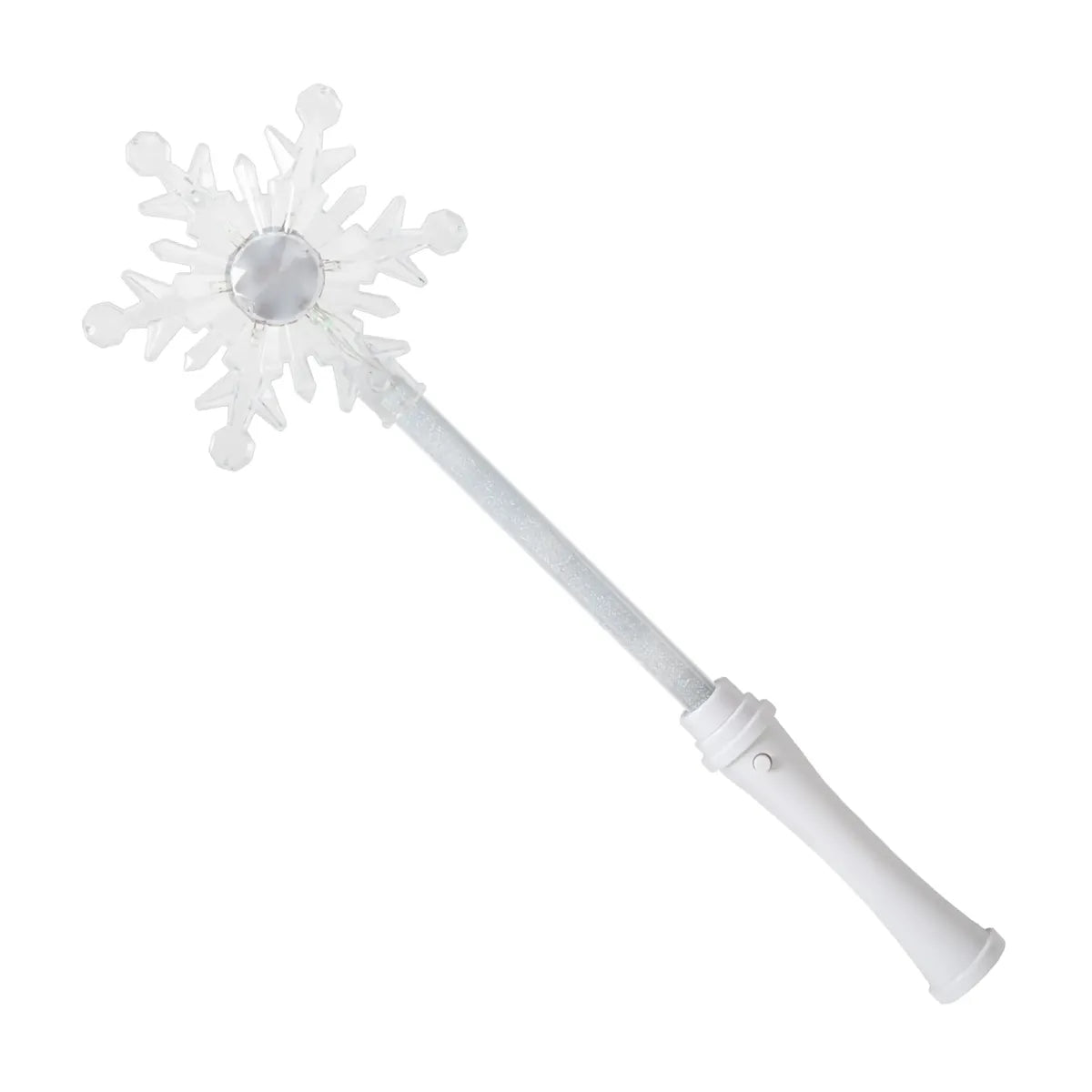Light-Up Multi-Color Snowflake Wand 15"