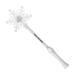 Light-Up Multi-Color Snowflake Wand 15"
