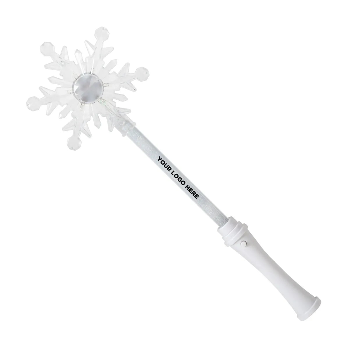 Light-Up Multi-Color Snowflake Wand 15"