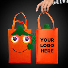 Light-Up Pumpkin Trick-or-Treat Bag