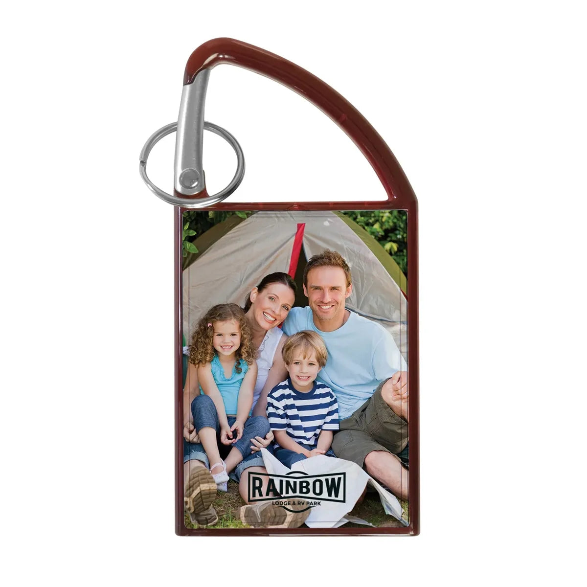 Carabiner Photo Key Tag