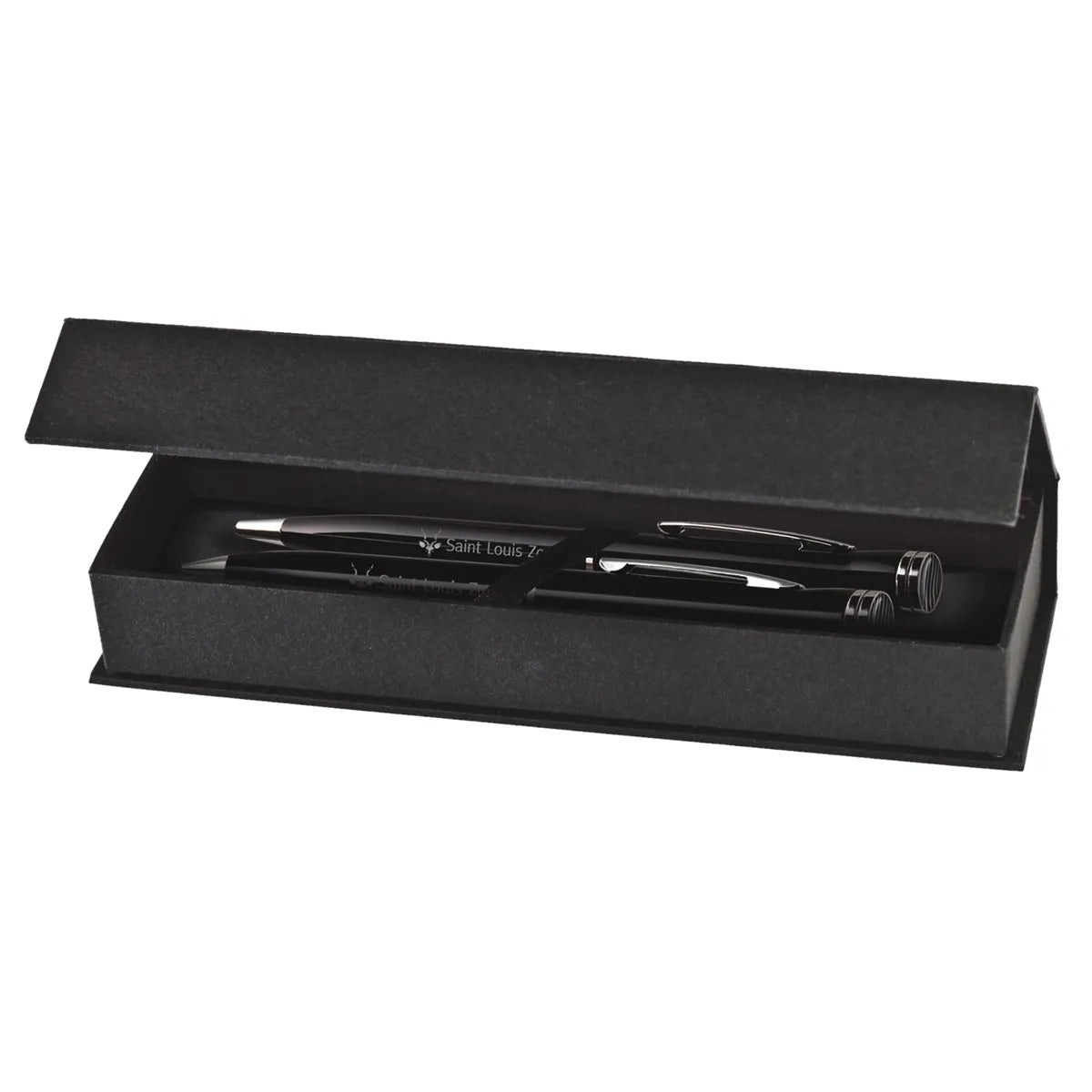 Domed-Logo Metal Pen & Pencil Set