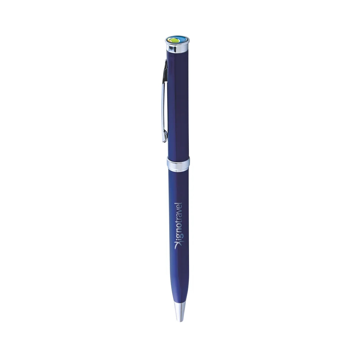Slim Domed-Logo Metal Pen