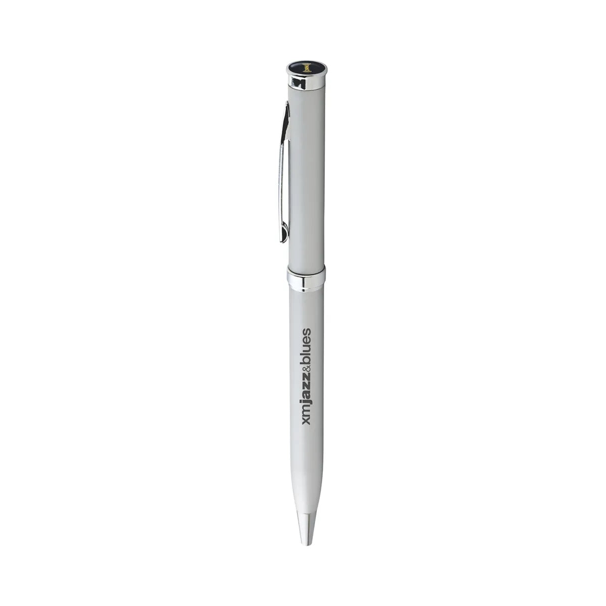Slim Domed-Logo Metal Pen