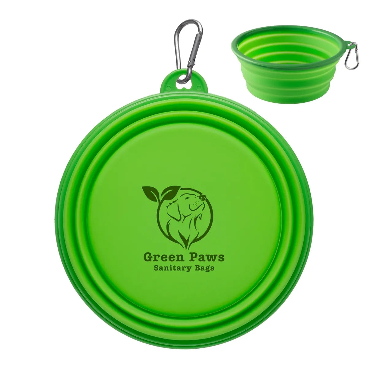 Large Collapsible Silicone Pet Bowl