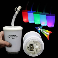 Light-Up Cup with Lid & Straw 12 oz