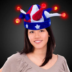 Light-Up USA Jester Hat