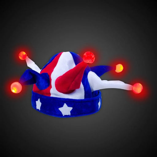 Light-Up USA Jester Hat